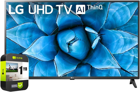 LG 75UN7370PUE 75-Inch 4K HDR AI Smart TV Bundle