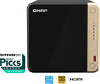 QNAP TS-262-4G-US 12TB NAS Preconfigured RAID 5 Seagate IronWolf Bundle