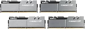 G.Skill F4-3200C16Q-32GTZSK 32GB TridentZ DDR4 3200MHz Memory