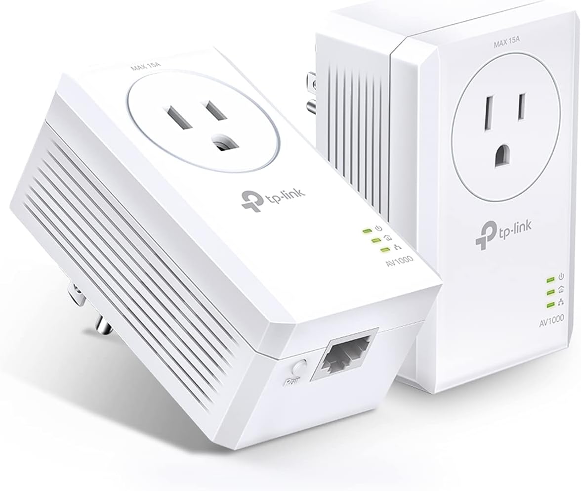 TP-Link AV1000 Powerline Ethernet Adapter Kit (Renewed)