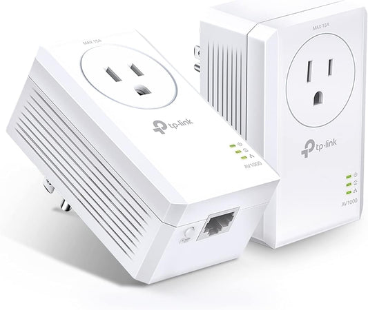 TP-Link AV1000 Powerline Ethernet Adapter Kit (Renewed)