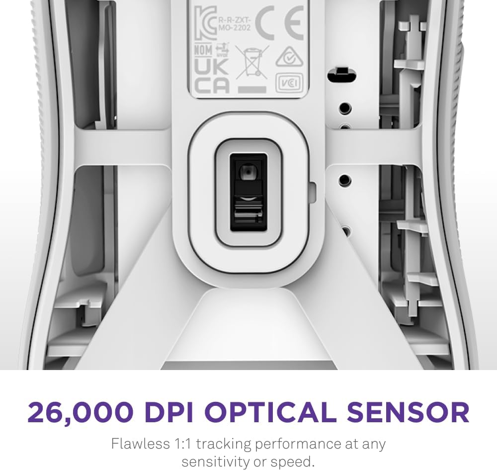 NZXT MS-001NW-04 Lift 2 Ergo Lightweight Gaming Mouse