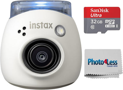 Fujifilm PAL Instax Digital Camera - Milky White Bundle