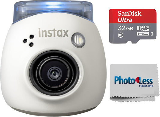 Fujifilm PAL Instax Digital Camera - Milky White Bundle