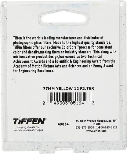 Tiffen 77Y12 77mm Yellow Contrast Filter
