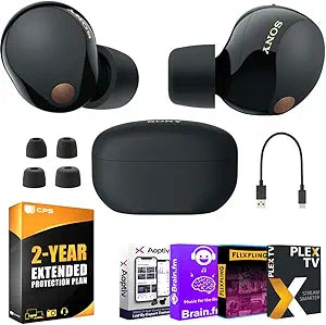 Sony WF-1000XM5 Noise Canceling Wireless Earbuds Bundle — main product image