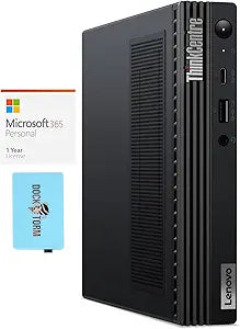 Lenovo ThinkCentre M90q Tiny i5 Desktop PC Bundle