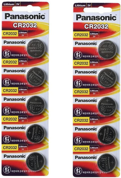 Panasonic CR2032-PANASONIC-10PACK - 10 x 3V Lithium Coin Cell