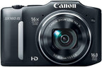 Canon 6354B001 PowerShot SX160 IS 16x Zoom Camera Renewed