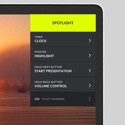 Logitech Spotlight Presentation Remote with Bluetooth Renewed