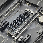 JIAPIKA JMB585 PCIe NVMe to Five-Port SATA 3.0 Adapter Card