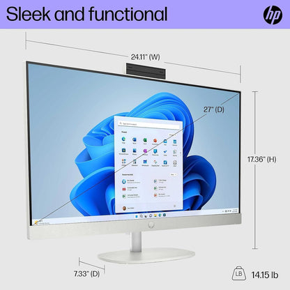 HP 27 All-in-One Desktop i3, 64GB RAM, 1TB SSD, FHD Display