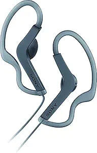 Sony MDR-AS210/B Sport In-ear Headphones Black (Renewed)