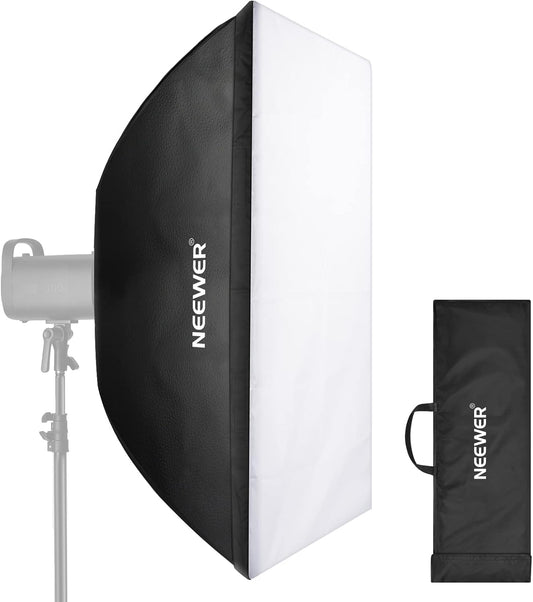 Neewer 24”x35” Rectangular Softbox - Bowens Mount Studio Lighting