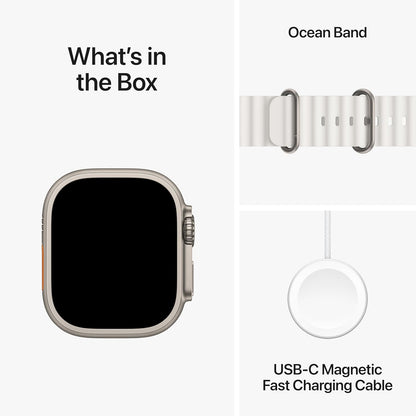 Apple Watch Ultra 2: 49mm GPS + Cellular Titanium (Renewed)