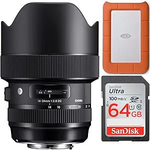 Sigma 14-24mm F2.8 Canon Art Lens Bundle