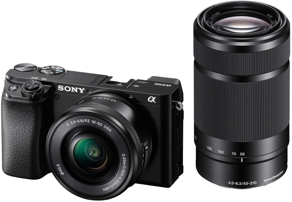 Sony ILCE6100Y/B KMA Alpha A6100 Mirrorless Camera Bundle