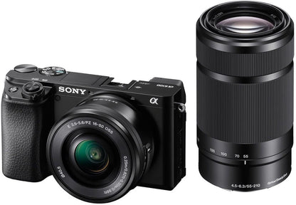 Sony ILCE6100Y/B KMA Alpha A6100 Mirrorless Camera Bundle