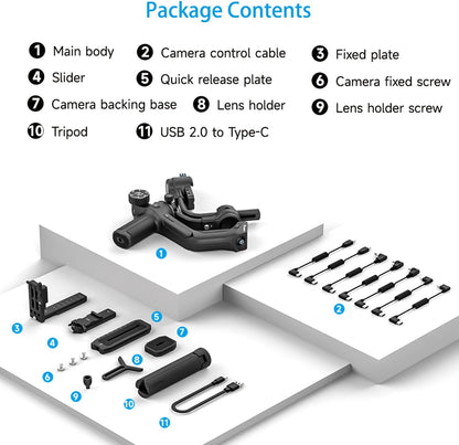 FeiyuTech SCORP 2 3-Axis Gimbal Stabilizer AI Tracking
