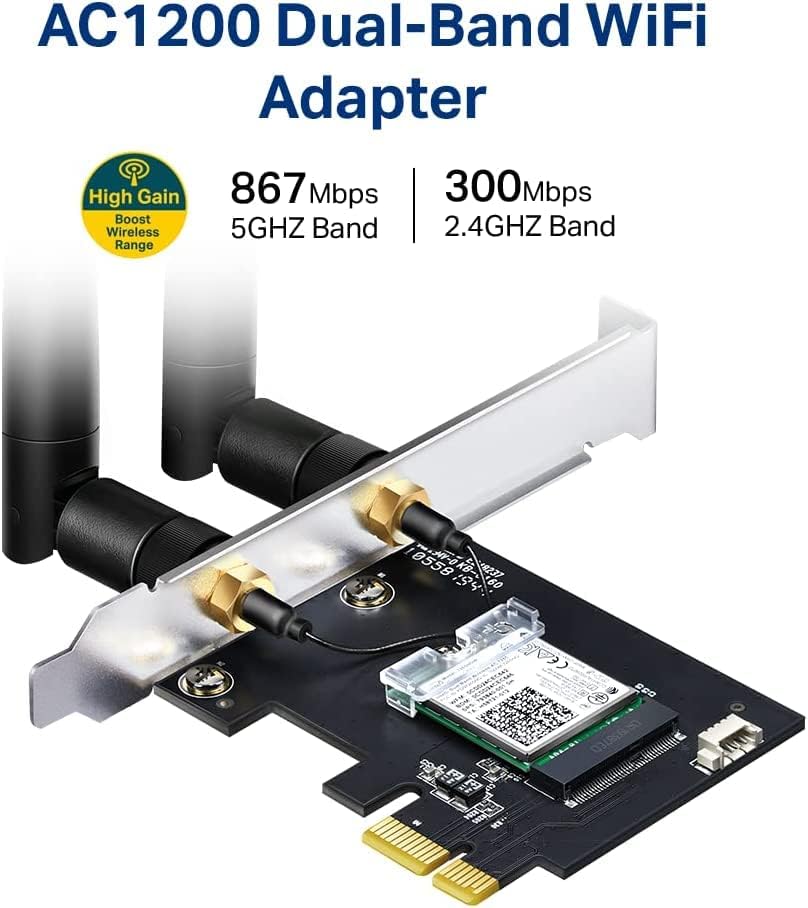 TP-Link Archer T5E AC1200 PCIe WiFi Adapter