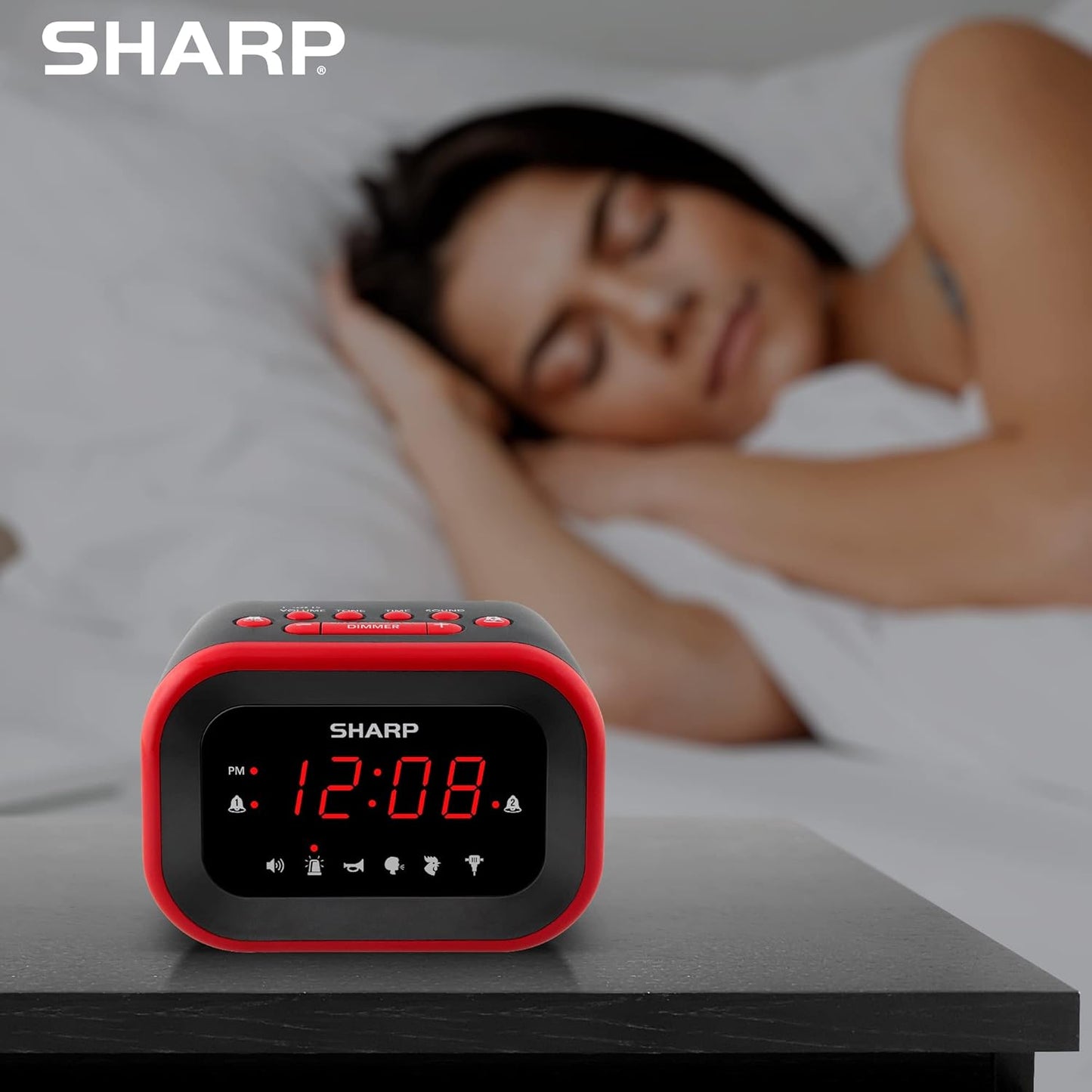 Sharp Big Bang Alarm Clock Super Loud 115db