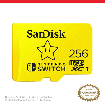 SanDisk SDSQXAO-256G-GNCZN 256GB microSDXC Nintendo Switch Licensed