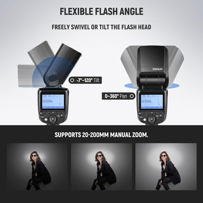 Neewer 10102074 NW620 Speedlite Flash GN60