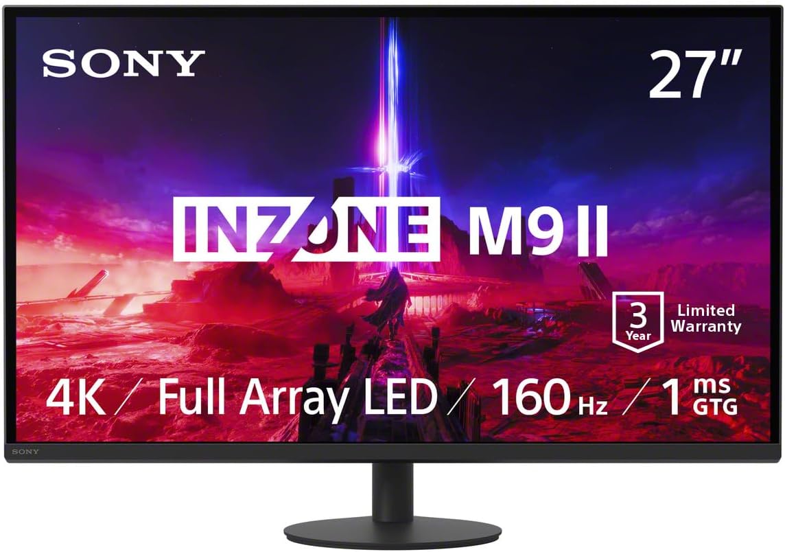Sony SDM27U9M2 INZONE M9 II 4K 160Hz Gaming Monitor