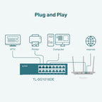 TP-Link TL-SG1016DE 16-Port Gigabit Easy Smart Switch