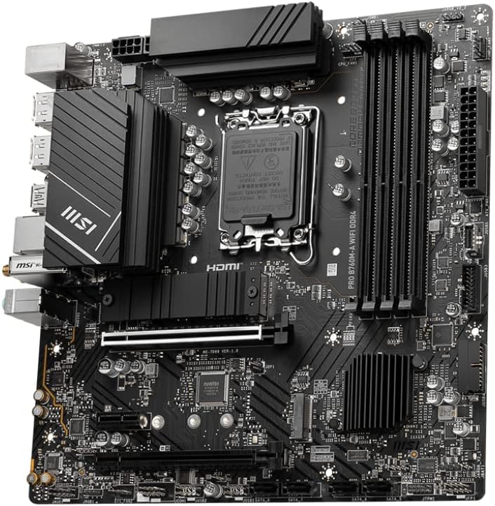 MSI PROB760MAWID4 DDR4 WiFi mATX Motherboard
