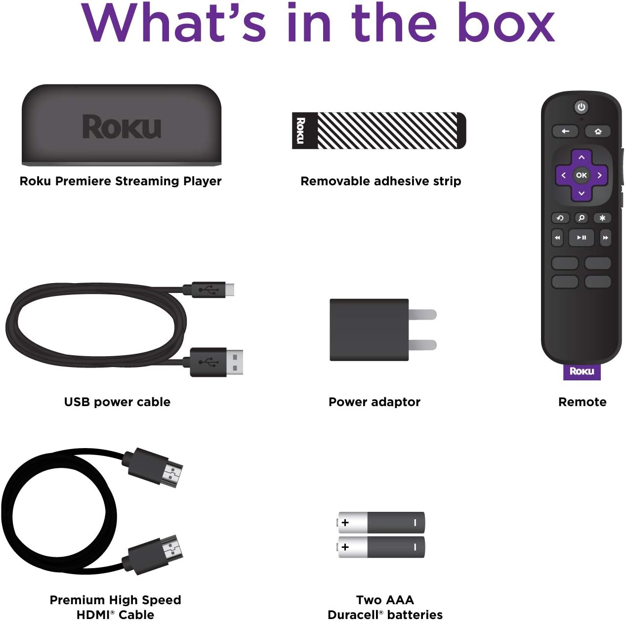 Roku Premiere 3920R 4K/HDR Streaming Media Player