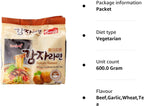 Samyang Ramen Korean Noodles - Potato Ramen, 5 Pack