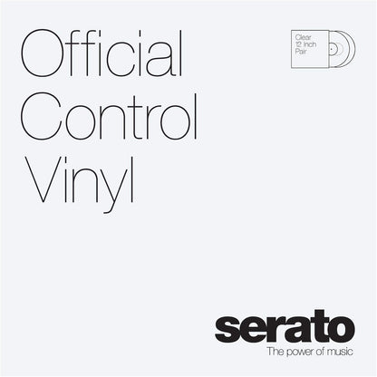 Serato SCV-PS-CLE-OV Control Vinyl 12" Clear Pair