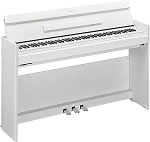 Yamaha YDPS55WH Arius Slim Digital Piano - White — main product image