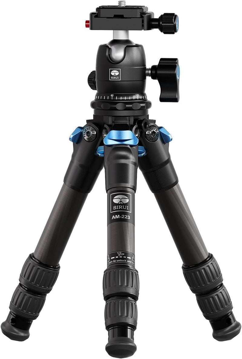 Sirui AM-223+B-00K Carbon Fiber Travel Tripod Ballhead Mini — main product image