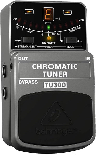 Behringer TU300 Chromatic Guitar Bass Tuner Pedal