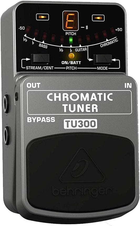 Behringer TU300 Chromatic Guitar Bass Tuner Pedal