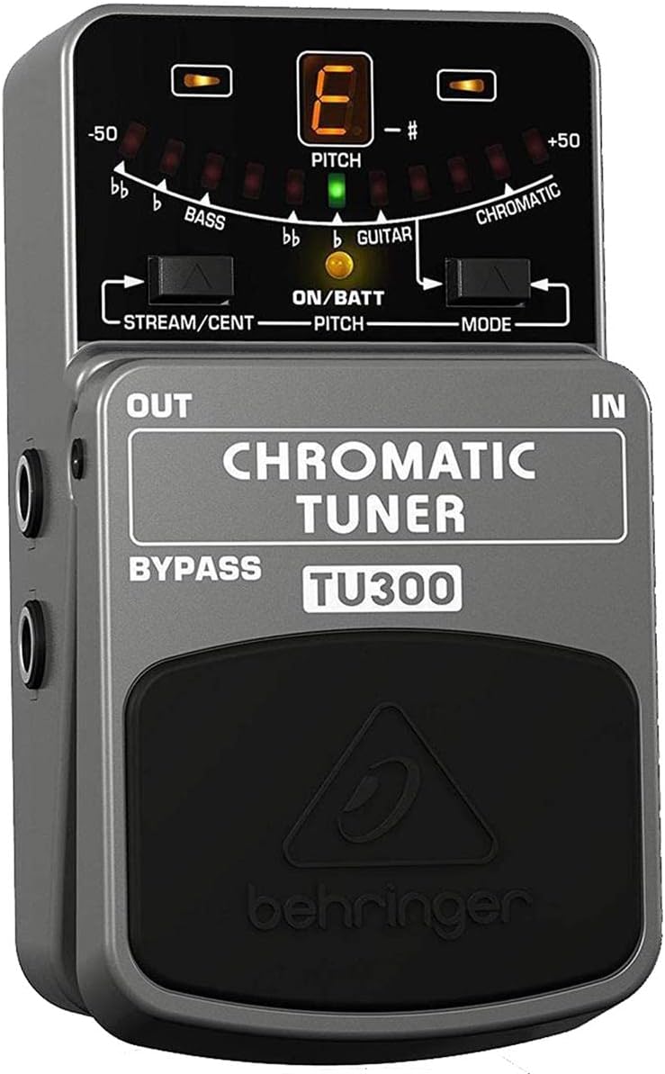 Behringer TU300 Chromatic Guitar Bass Tuner Pedal — main product image