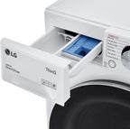 LG WM3555HWA - 24 Inch Smart All In One Washer/Dryer - White