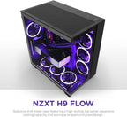 NZXT CM-H91FB-01 H9 Flow Dual-Chamber ATX Mid-Tower Gaming Case