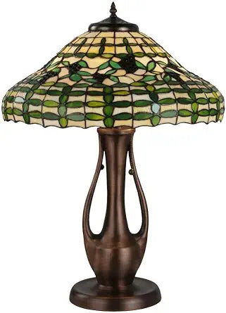 Misc 27-inch Table Lamp - Green Tiffany Bronze