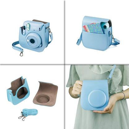 Fujifilm GG31 Instax Mini 11 Sky Blue Camera Bundle