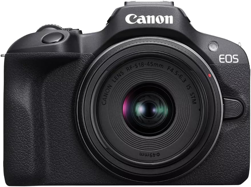 Canon EOS R100 Mirrorless Camera Kit with 18-45mm Lens