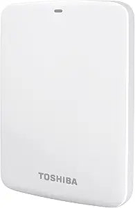Toshiba HDTC720EW3CA 2TB Canvio U3 Portable Hard Drive - White