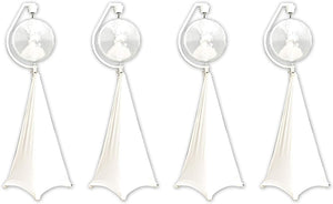 Eliminator Lighting DECOR MBSK Rotating Mirror Disco Ball Stand 4-Pack