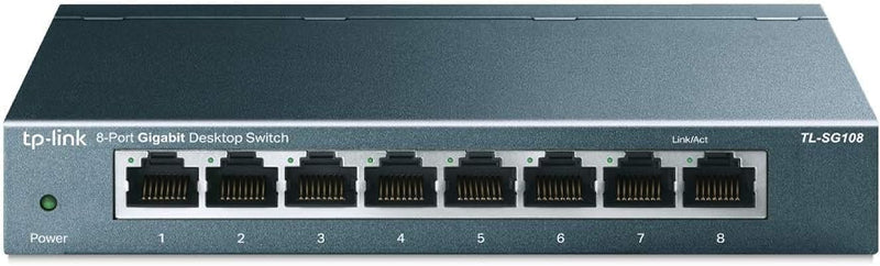 TP-Link TL-SG108 8-Port Gigabit Ethernet Network Switch — main product image
