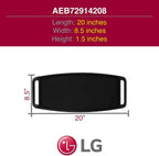 LG AEB72914208 Range Cooktop Griddle Plate Black
