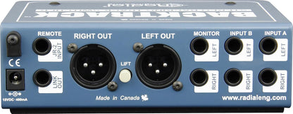 Radial Engineering R800 8102 BackTrack Audio Switcher DI