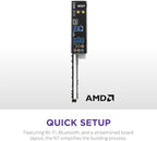 NZXT N7-B65XT-W1 White ATX Gaming Motherboard - AMD AM5