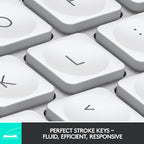 Logitech MX Keys Mini Wireless Illuminated Keyboard - Pale Gray